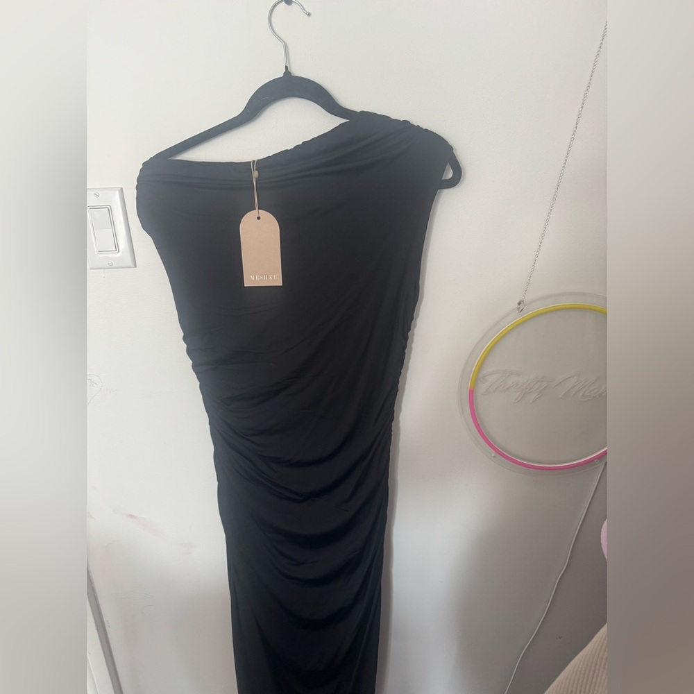 MESKI Alayna Nylon Midi Dress - Picture 3 of 3